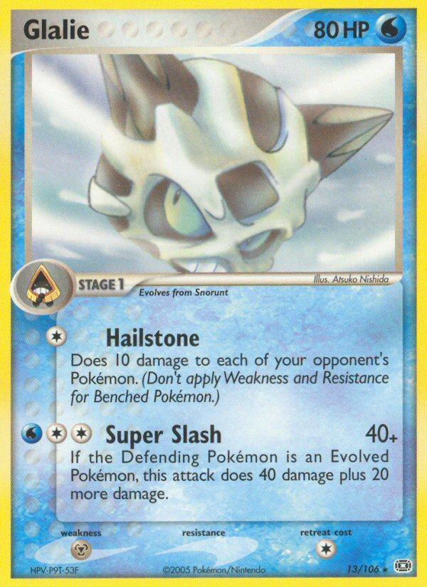 EX Emerald Glalie #13/106